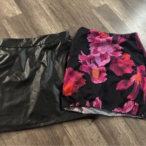 Bundle of 2 Shein Mini Skirts